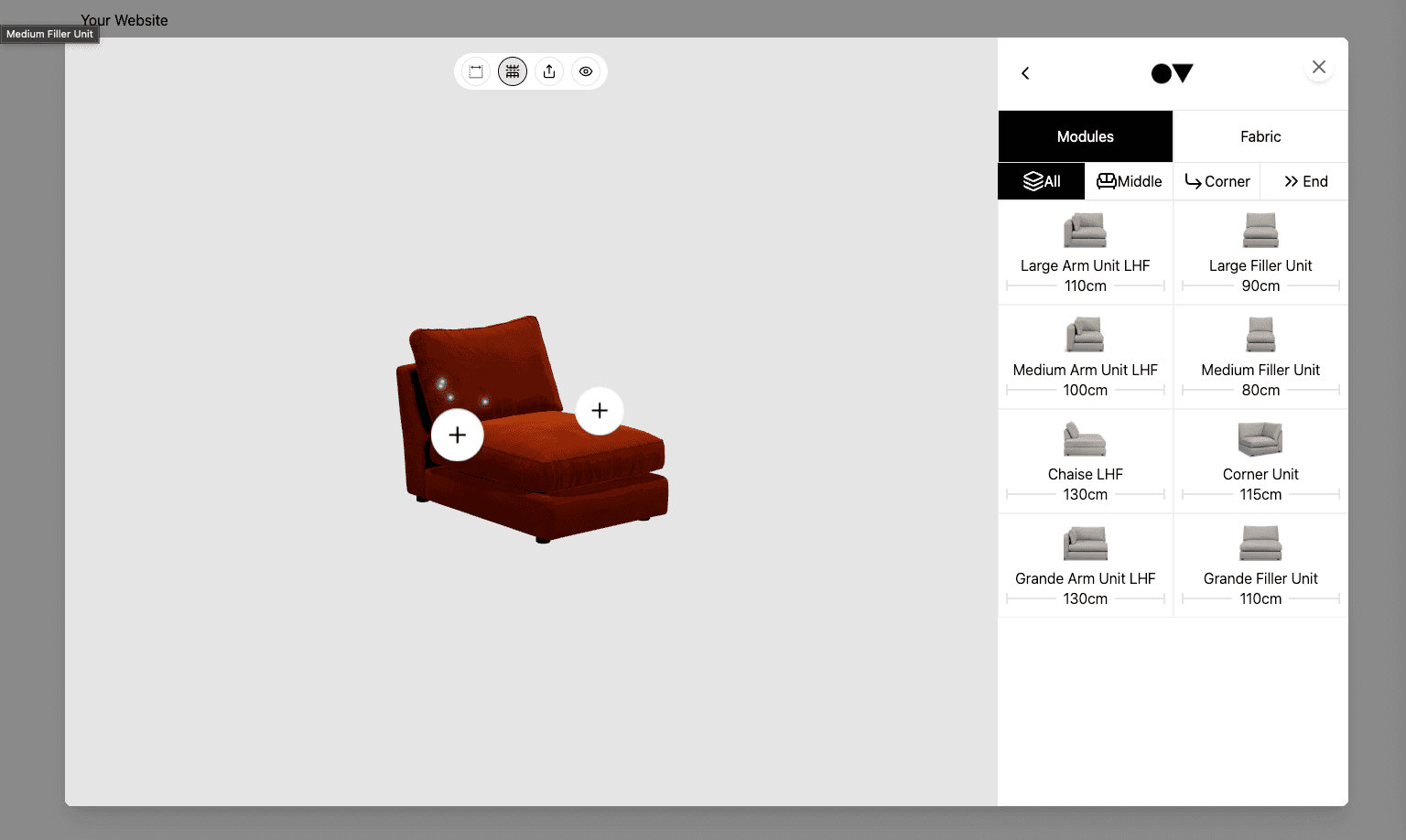 Dialog Mode with Configure Button