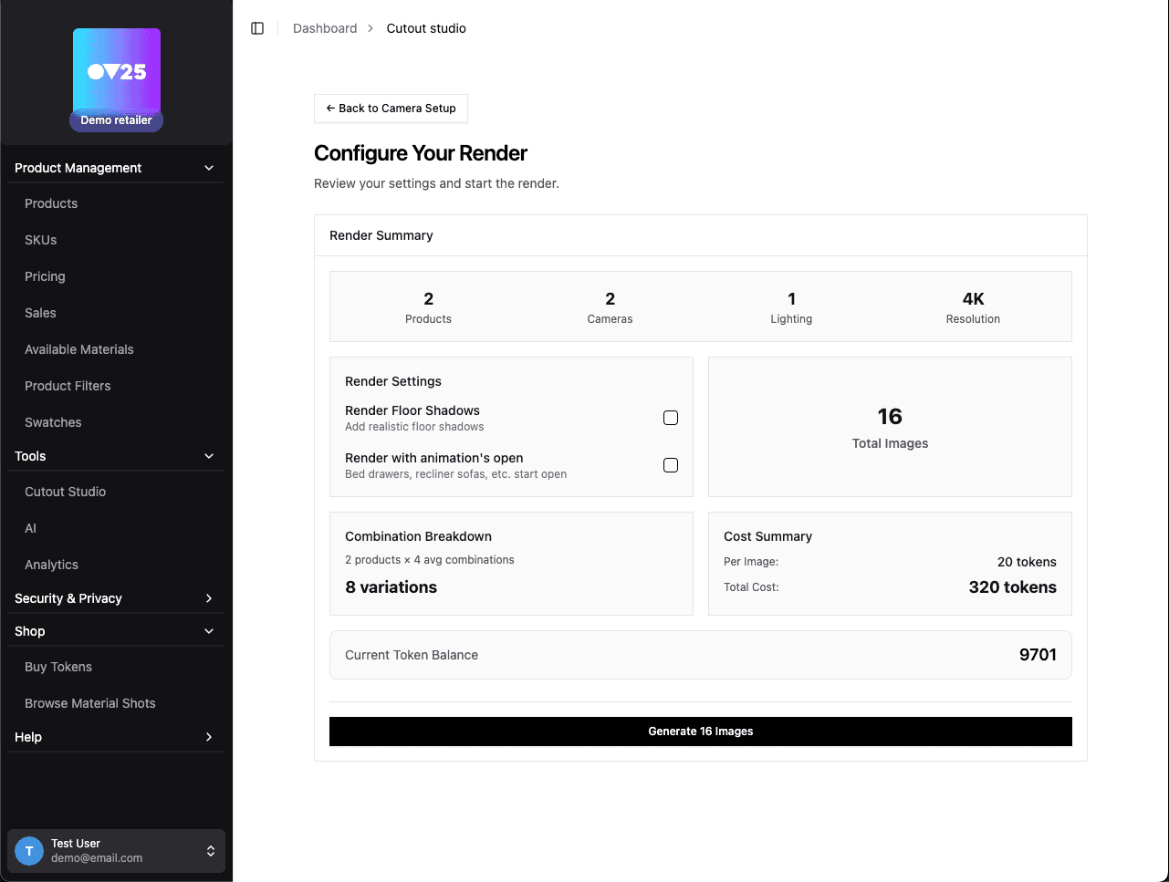 Cutout Studio Review Settings